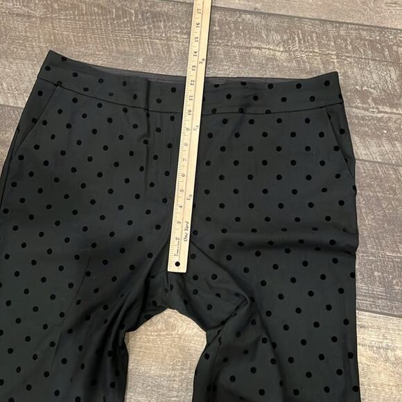 Black Polka Dot Women's Pants - Picture 5 of 10
